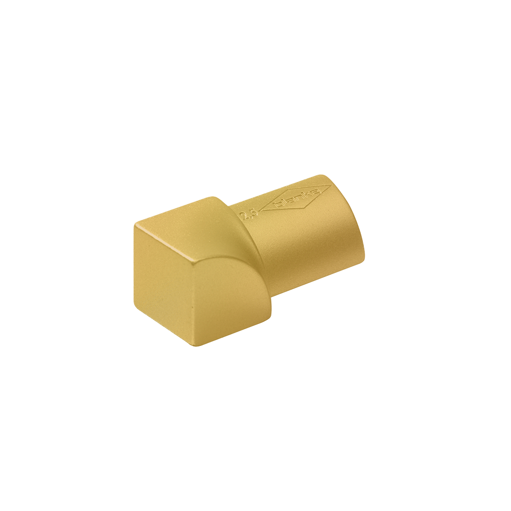 Produktbild: BLANKE VIERTELKREISPROFIL INNENECKE goldfarbig glänzend