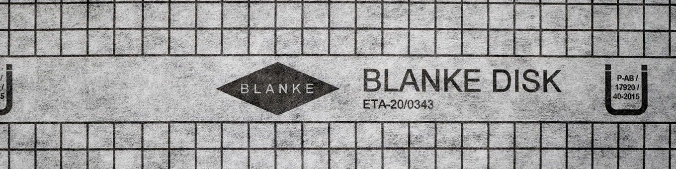 Blanke Systems selbstklebendes  Abdichtungssystem BLANKE DISK